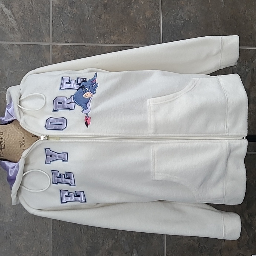 Disney White and Purple Eeyore Hoodie